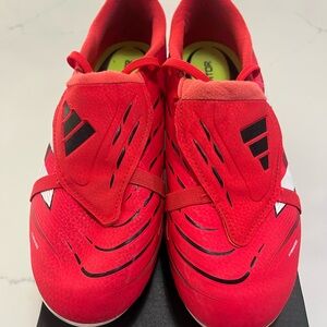 Size 5 1/2 - adidas Predator League Foldover Tongue FG MG Pure Victory Pack